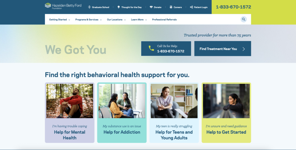 hazelden home page