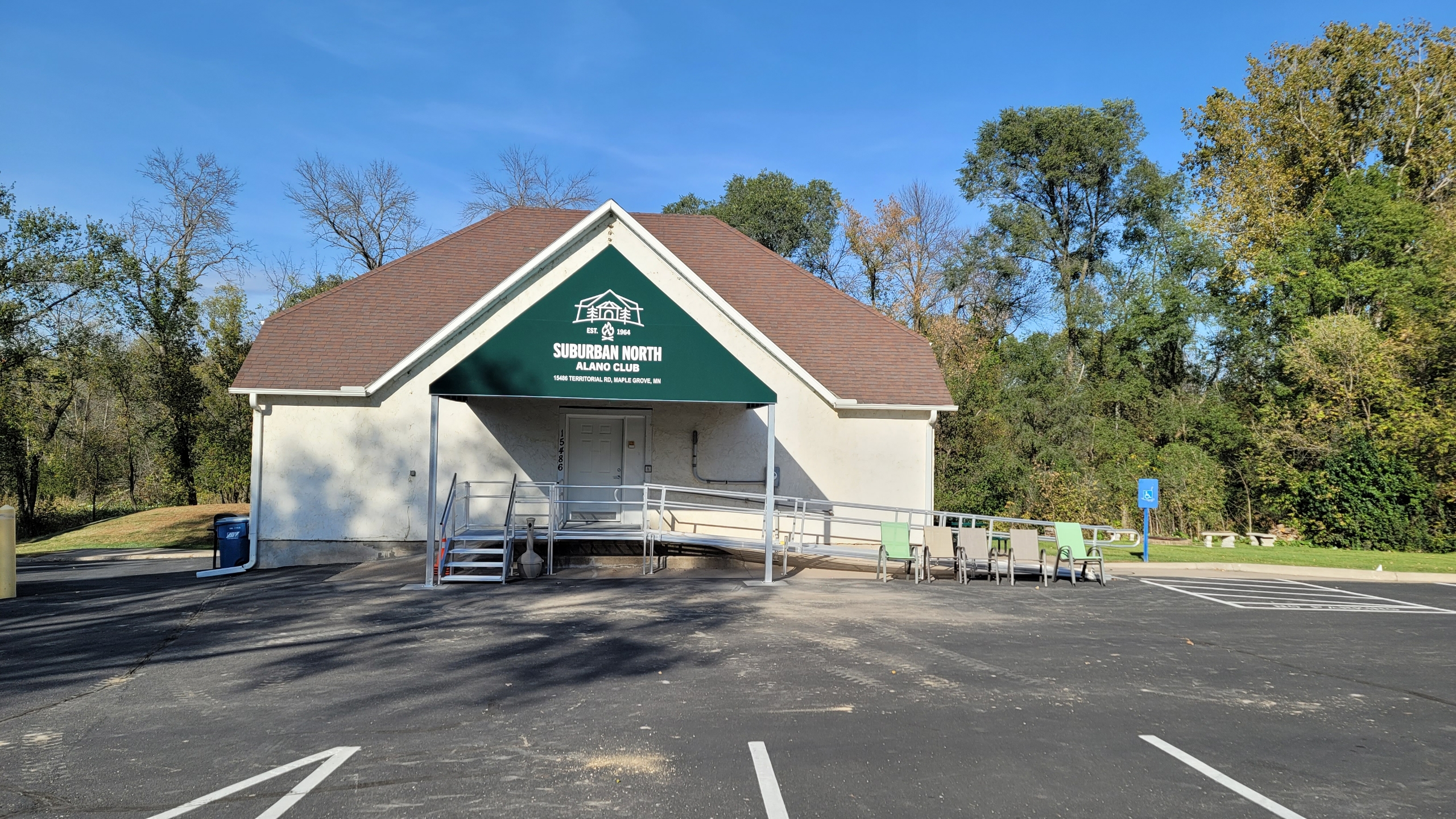 front facade of the exterior of the building